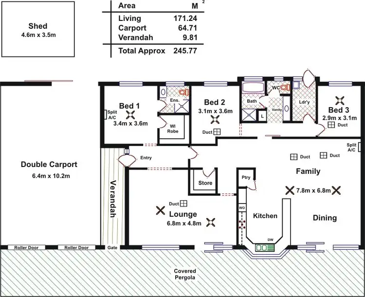 Floorplan of Homely house listing, 1836 Two Wells Road, Buchfelde SA 5118