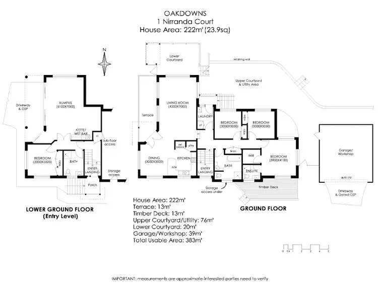 Floorplan of Homely house listing, 1 Nirranda Court, Oakdowns TAS 7019