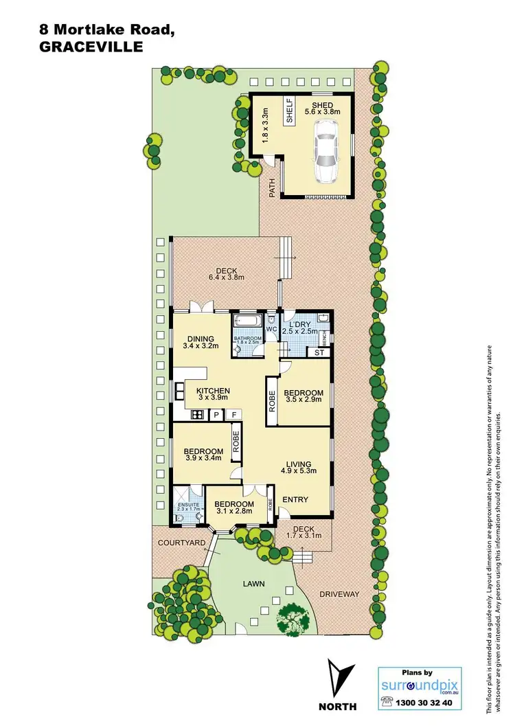 Floorplan of Homely house listing, 8 Mortlake Road, Graceville QLD 4075