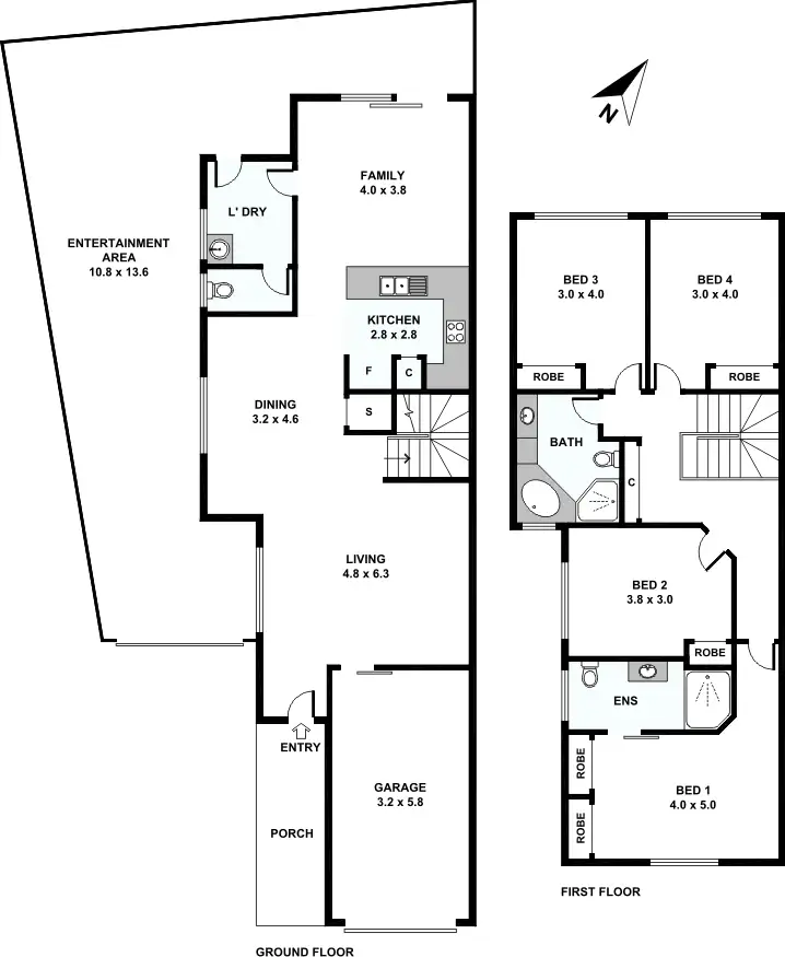 Floorplan of Homely house listing, 22A Robyn Street, Revesby NSW 2212