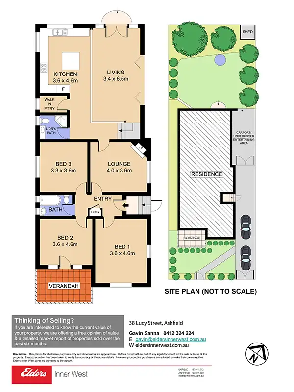 Floorplan of Homely house listing, 38 Lucy Street, Ashfield NSW 2131