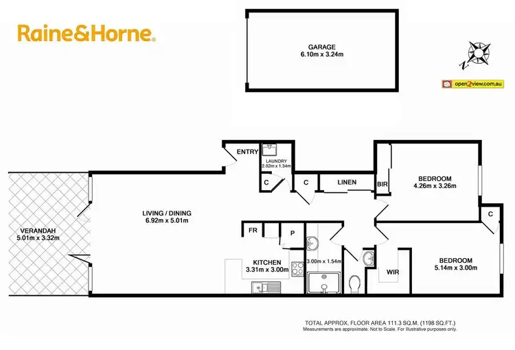 Floorplan of Homely unit listing, 1/224 Beach Road, Batehaven NSW 2536