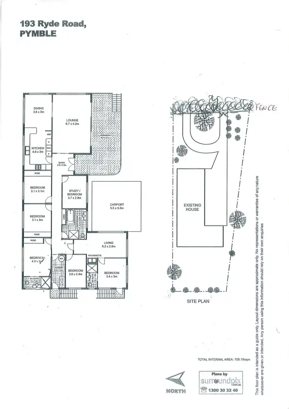 Floorplan of Homely house listing, 193 Ryde Road, West Pymble NSW 2073