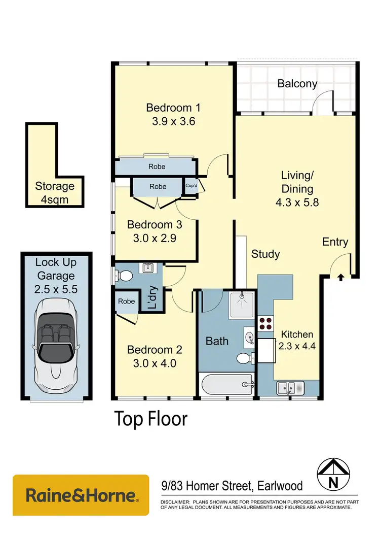 Floorplan of Homely apartment listing, 9/83 Homer Street, Earlwood NSW 2206