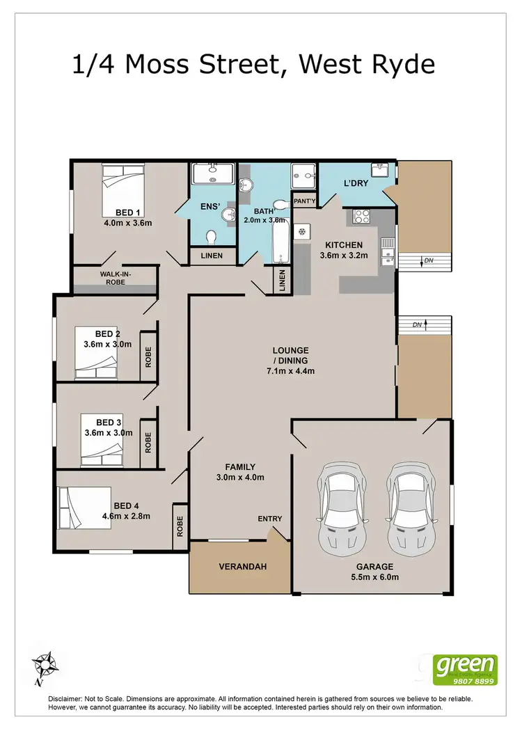 Floorplan of Homely house listing, 4a Moss Street, West Ryde NSW 2114