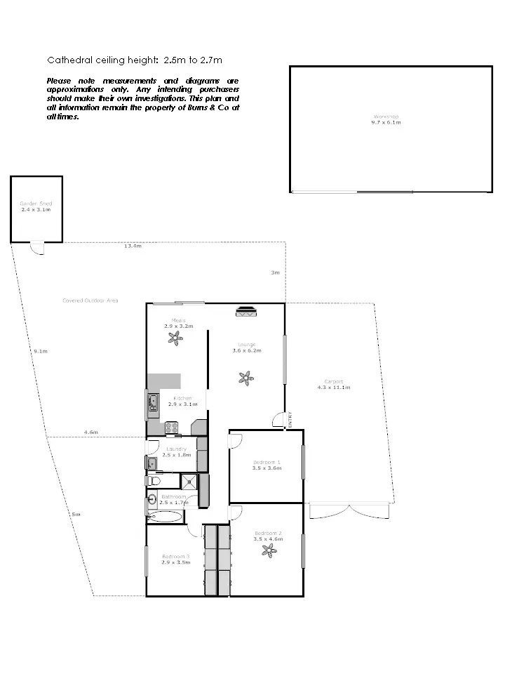Floorplan of Homely house listing, 2803 Fourteenth Street, Irymple VIC 3498