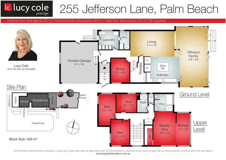 Floorplan of Homely house listing, 255 Jefferson Lane, Palm Beach QLD 4221
