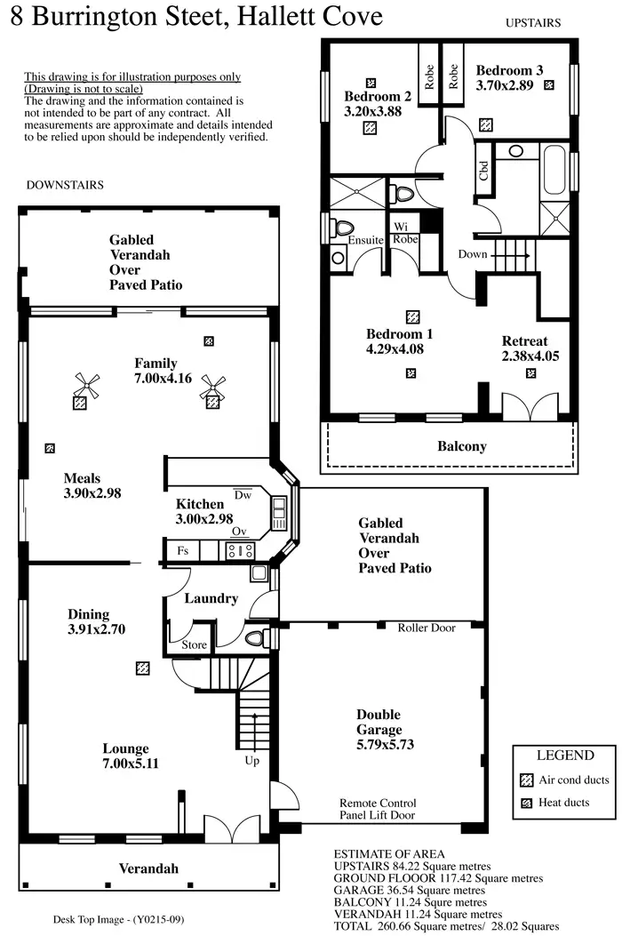 Floorplan of Homely house listing, 8 Burrington Street, Hallett Cove SA 5158