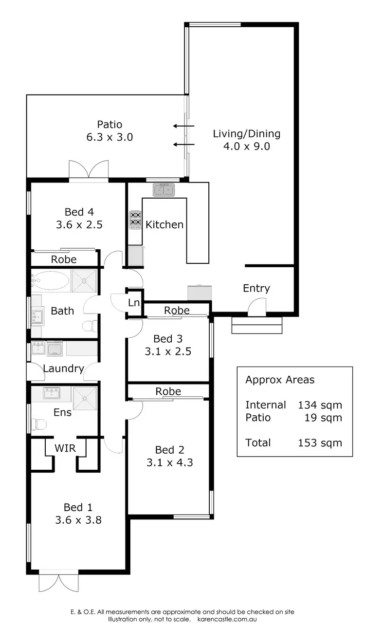 Floorplan of Homely house listing, 15 Horgan Street, Mosman Park WA 6012