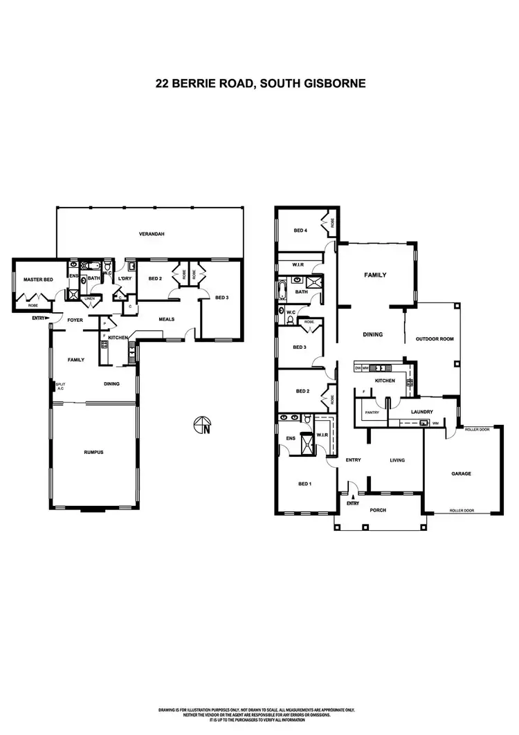 Floorplan of Homely rural property listing, 22 Berrie Road, Gisborne South VIC 3437