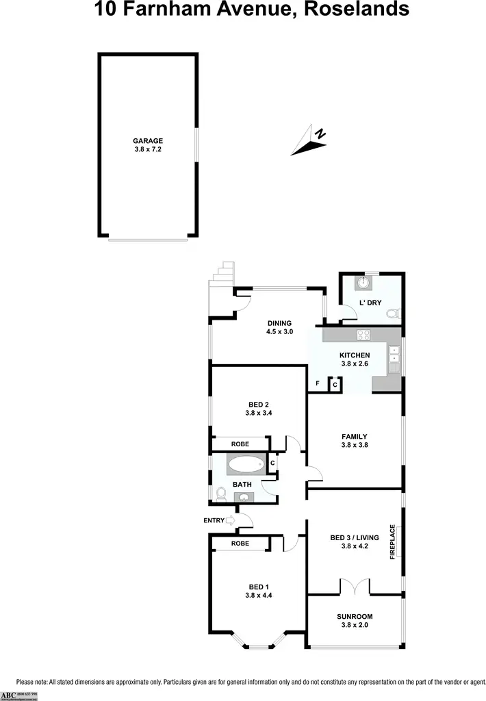 Floorplan of Homely house listing, 10 Farnham Avenue, Roselands NSW 2196