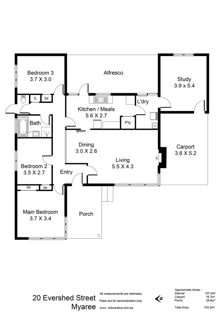 Floorplan of Homely house listing, 20 Evershed Street, Myaree WA 6154