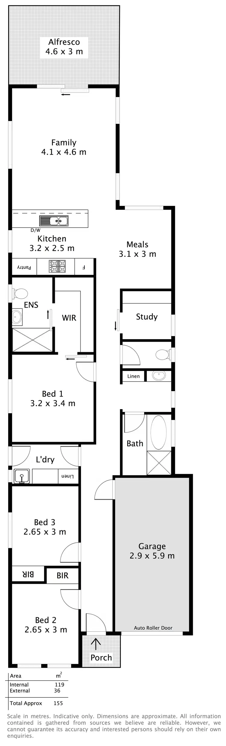 Floorplan of Homely house listing, 49 Pemberton Street, Oaklands Park SA 5046