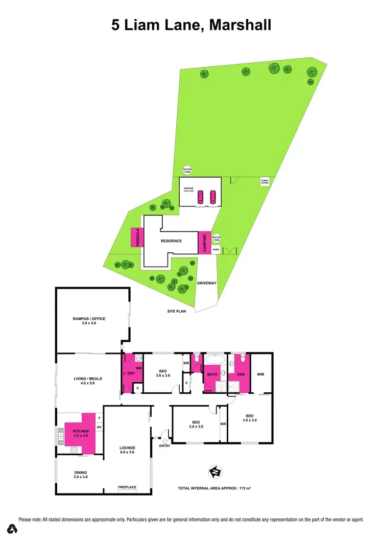 Floorplan of Homely house listing, 5 Liam Lane, Marshall VIC 3216