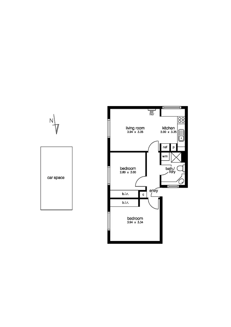 Floorplan of Homely unit listing, 4/245 Esplanade, Altona VIC 3018