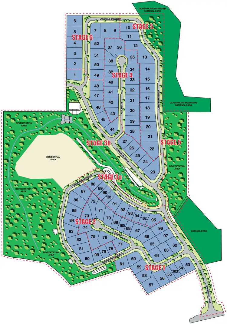 Floorplan of Homely land listing, Lot 1 Lakefield Dr, Beerwah QLD 4519