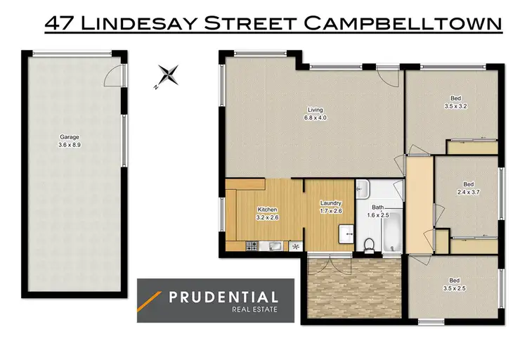 Floorplan of Homely house listing, 47 Lindesay Street, Campbelltown NSW 2560