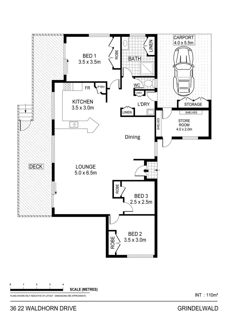 Floorplan of Homely house listing, 36/22 Waldhorn Drive, Grindelwald TAS 7277