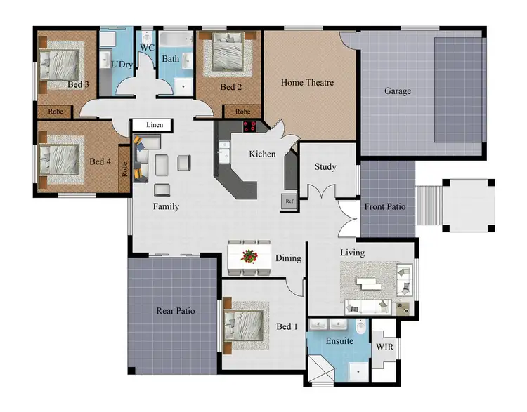 Floorplan of Homely house listing, 5 Britomart Street, Bushland Beach QLD 4818