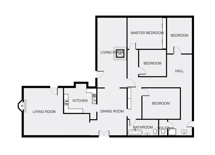 Floorplan of Homely house listing, 3224B Fifteenth Street, Irymple VIC 3498