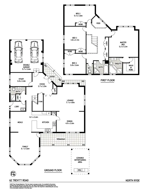 Floorplan of Homely house listing, 62 Trevitt Road, North Ryde NSW 2113