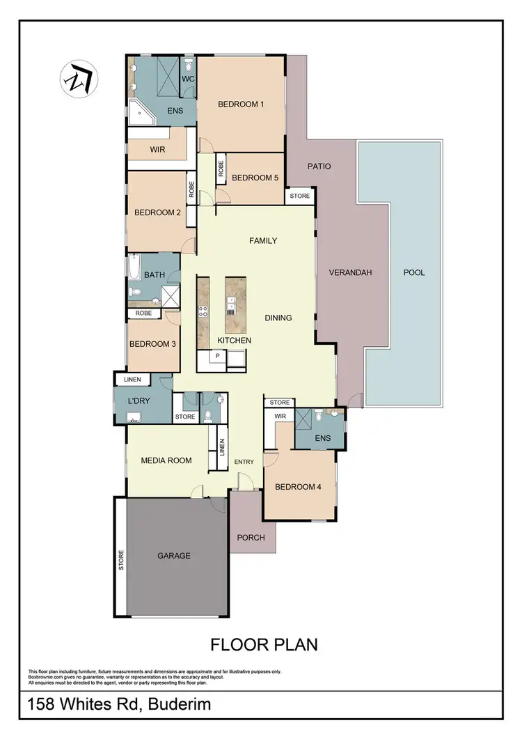 Floorplan of Homely house listing, 158 WHITES ROAD, Buderim QLD 4556