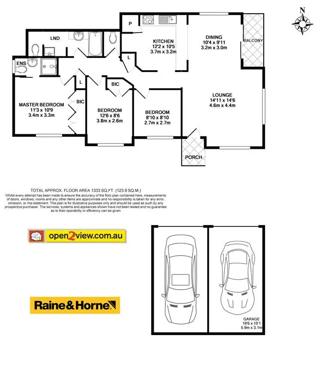 Floorplan of Homely unit listing, 23/11 High Street, Batemans Bay NSW 2536