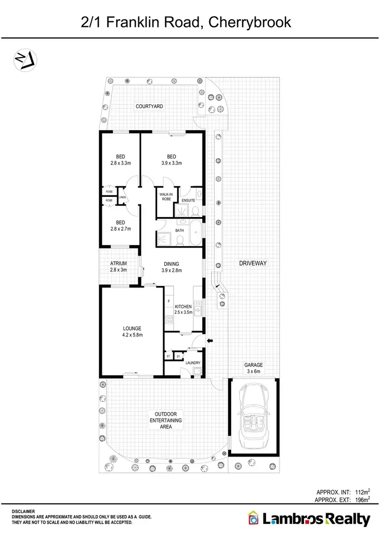 Floorplan of Homely house listing, 2/1 Franklin Rd, Cherrybrook NSW 2126