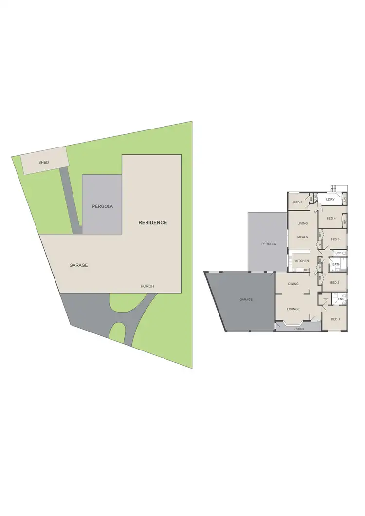 Floorplan of Homely house listing, 5 Small Court, Mill Park VIC 3082