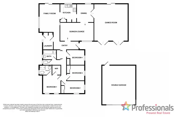 Floorplan of Homely house listing, 11 Condor Circle, Willetton WA 6155