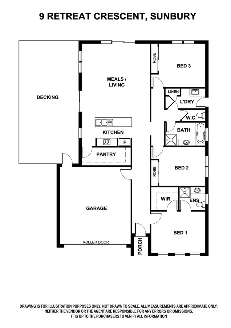 Floorplan of Homely house listing, 9 Retreat Crescent, Sunbury VIC 3429