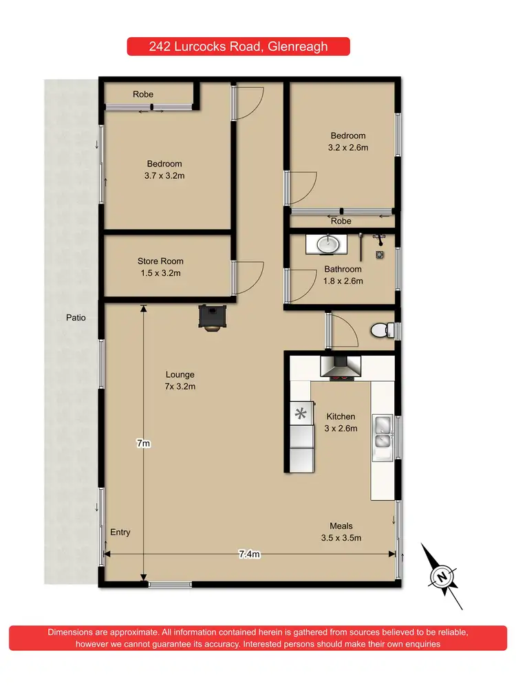 Floorplan of Homely house listing, 242 Lurcocks Road, Nana Glen NSW 2450