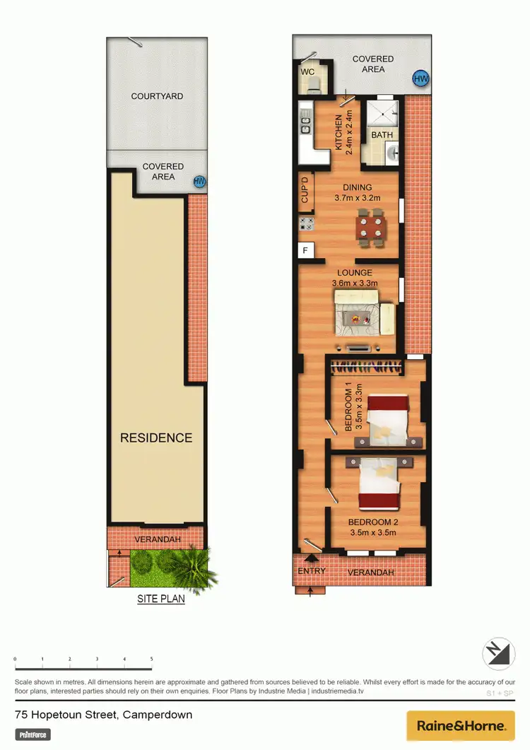 Floorplan of Homely house listing, 75 Hopetoun Street, Camperdown NSW 2050