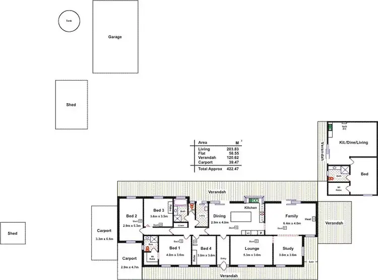 Floorplan of Homely house listing, 27 The Barracks, Cockatoo Valley SA 5351