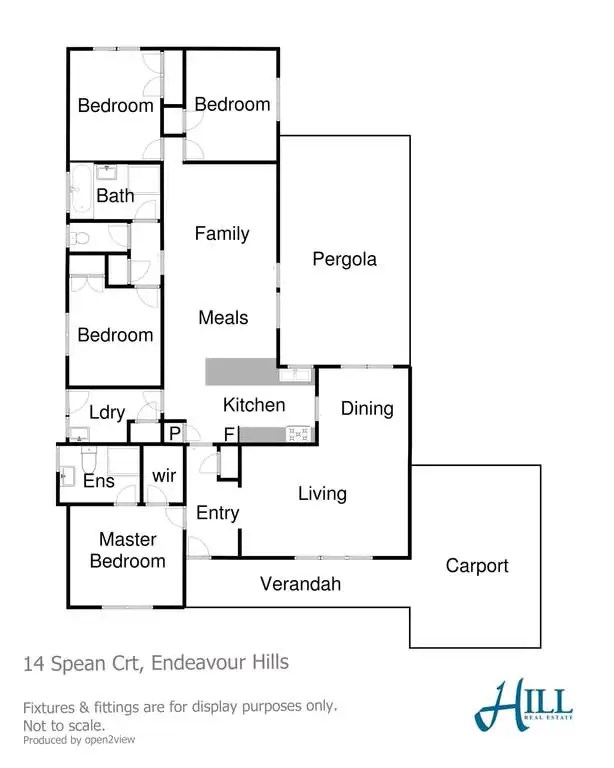 Floorplan of Homely house listing, 14 Spean Court, Endeavour Hills VIC 3802