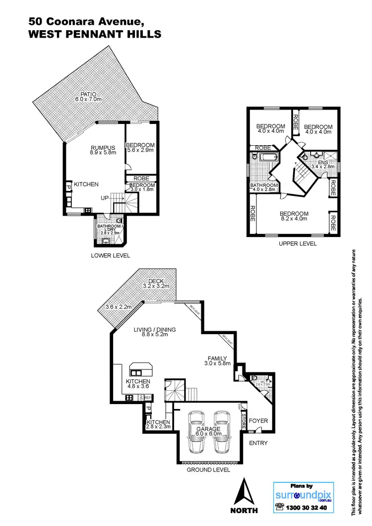 Floorplan of Homely house listing, 50 Coonara Avenue, West Pennant Hills NSW 2125