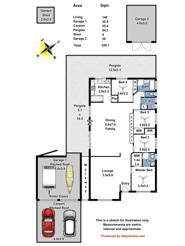 Floorplan of Homely house listing, 30 Scott Street, Kersbrook SA 5231