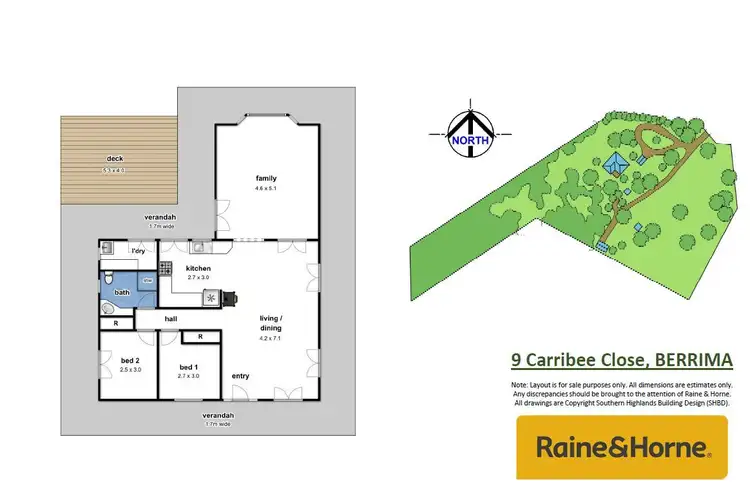 Floorplan of Homely house listing, 9 Carribee Close, Berrima NSW 2577