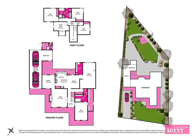 Floorplan of Homely house listing, 286 Scenic Road, Highton VIC 3216