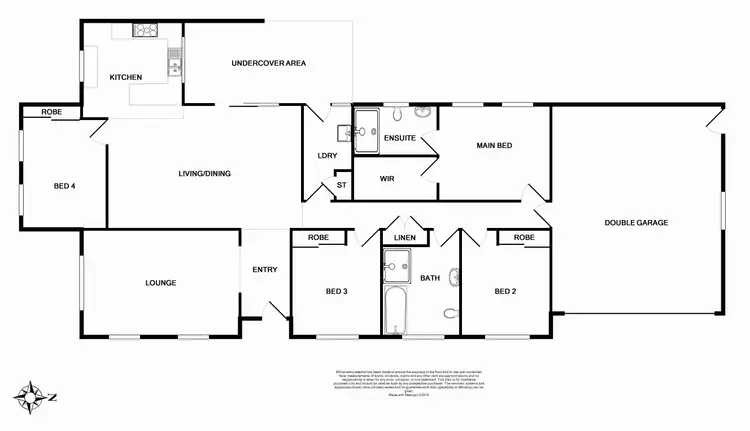 Floorplan of Homely house listing, 18 Johnson Drive, East Maitland NSW 2323