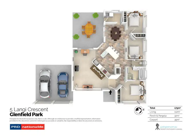 Floorplan of Homely house listing, 5 Langi Crescent, Glenfield Park NSW 2650
