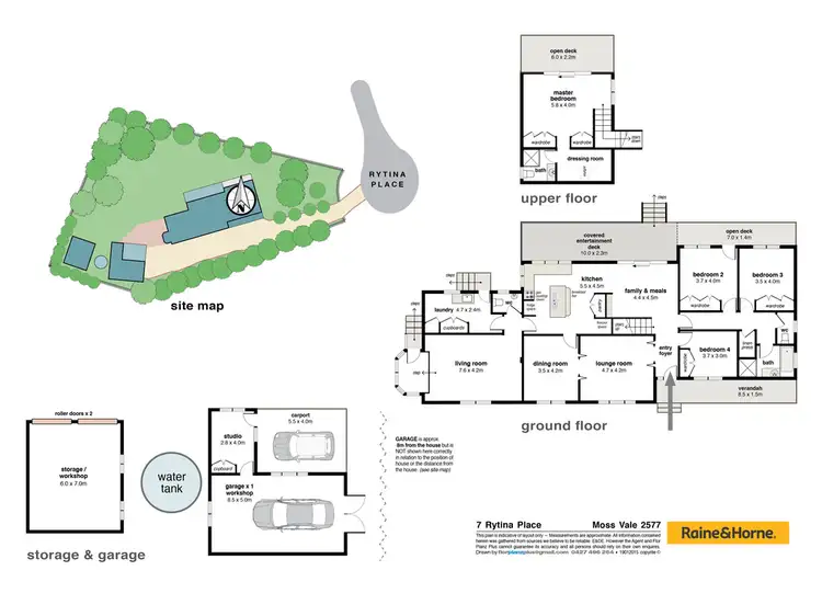 Floorplan of Homely house listing, 7 Rytina Place, Moss Vale NSW 2577