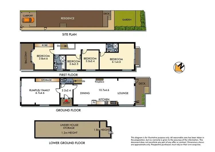 Floorplan of Homely house listing, 83 Brighton Boulevard, Bondi Beach NSW 2026