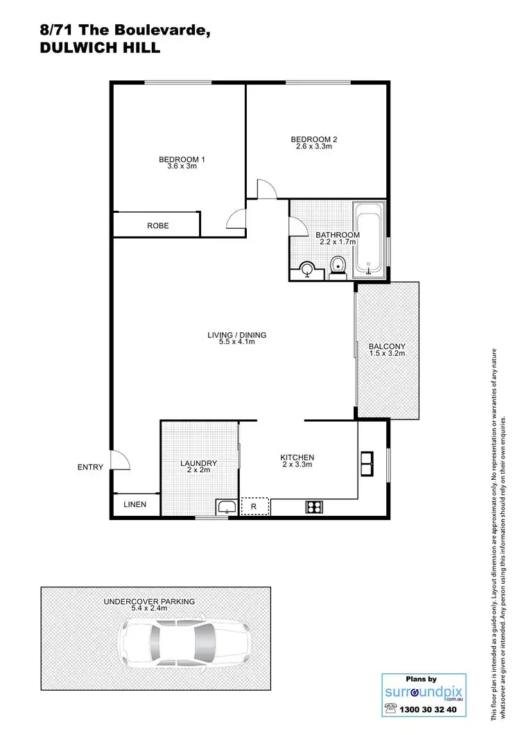 Floorplan of Homely apartment listing, 8/71 The Boulevarde, Dulwich Hill NSW 2203