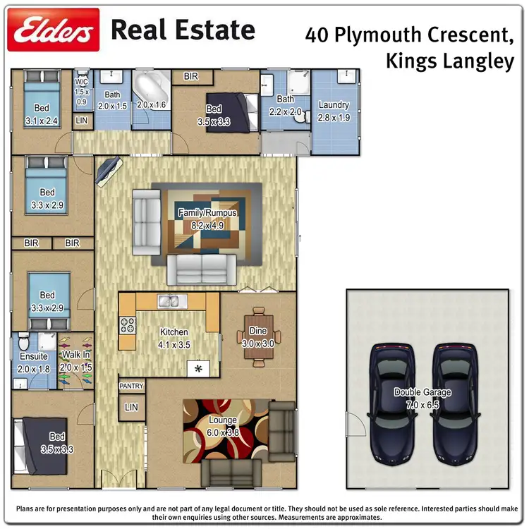 Floorplan of Homely house listing, 40 Plymouth Crescent, Kings Langley NSW 2147