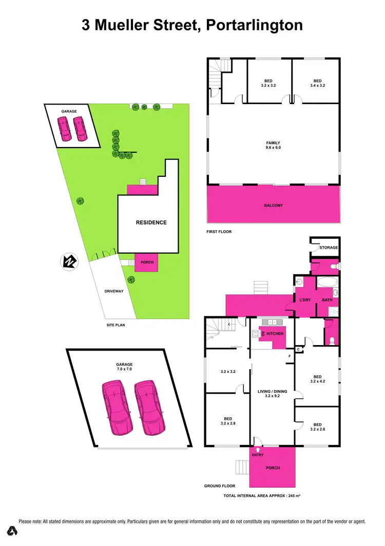 Floorplan of Homely house listing, 3 Mueller Street, Portarlington VIC 3223