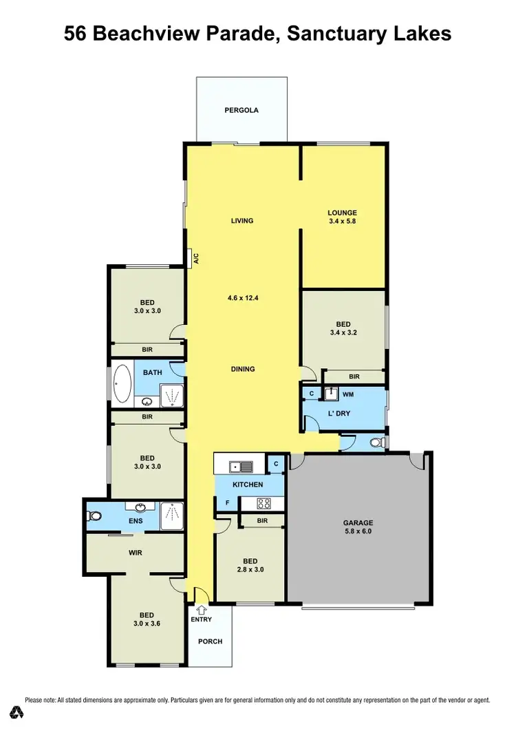 Floorplan of Homely house listing, 56 Beachview Parade, Sanctuary Lakes VIC 3030