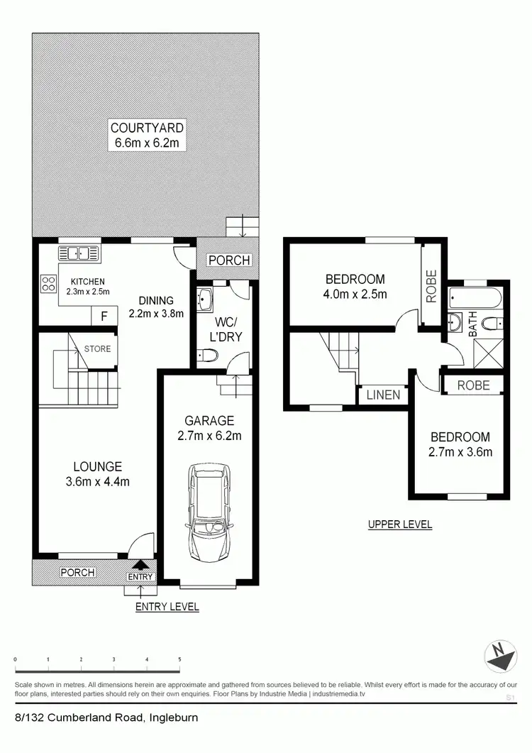 Floorplan of Homely townhouse listing, 8/132 Cumberland Road, Ingleburn NSW 2565
