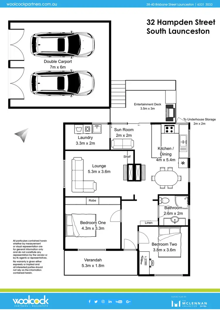 Floorplan of Homely house listing, 32 Hampden St, South Launceston TAS 7249