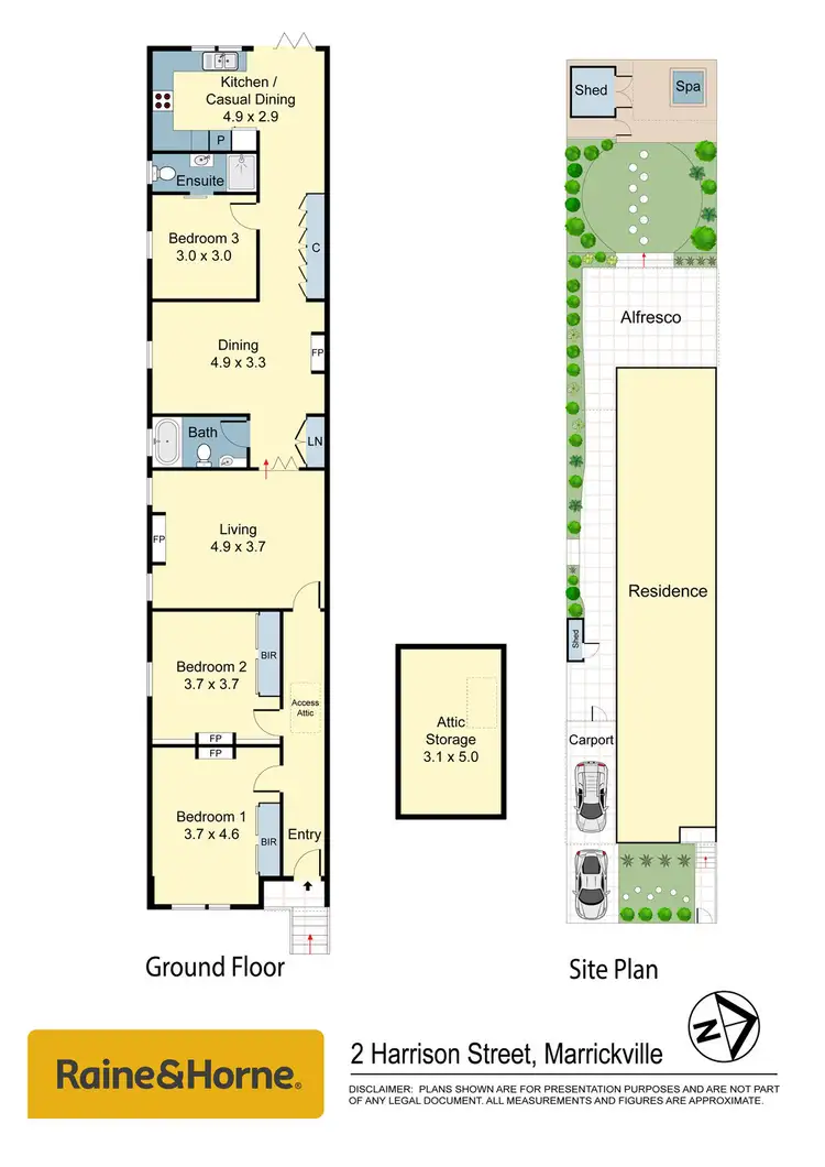 Floorplan of Homely house listing, 2 Harrison Street, Marrickville NSW 2204